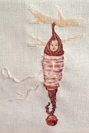 kit ricamo a punto croce - Bozzolo - Nimuë fée main Prezzo Scontato