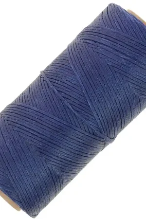 Bobine de fil ciré Linhasita pour macramé 1.4 mm - Navy Blue (70) x167m Di Tendenza