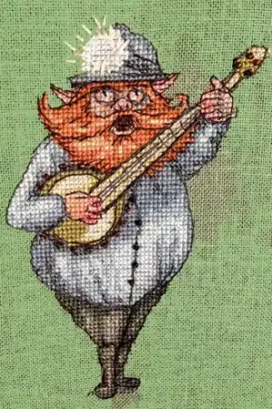 kit ricamo a punto croce - Il kobold di germanie - Nimuë fée main Solo Oggi