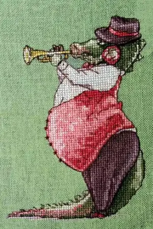 Di Tendenza kit ricamo a punto croce - Il sole del Nilo - Nimuë fée main