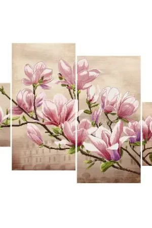 Offerta Lampo kit ricamo a punto croce - Magnolia - Nova Sloboda