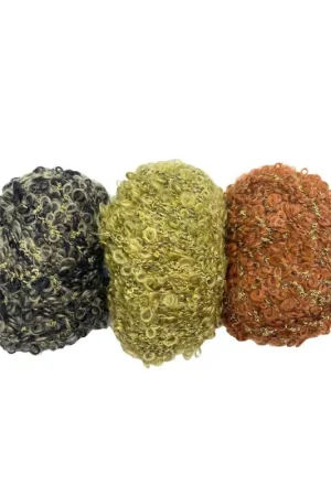 Ultima Occasione Gomito Lana Brillante Filo lurex Cucirini Tre Stelle 50 Gr