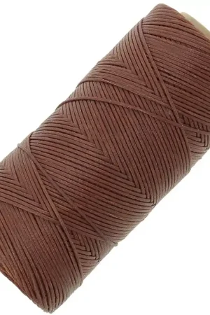 Bobine de fil ciré Linhasita pour macramé 1.4 mm - Marron (631) x167m Economico