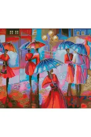 kit ricamo a punto croce - E' l'incontro - Nova Sloboda Must-Have