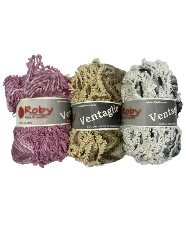 Compra Adesso Gomitolo Roby Lana Moda Ventaglio Moulinè 100 Gr