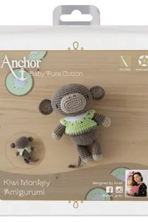 Direttamente Dal Produttore Kit Amigurumi - Kiwi Monkey - Anchor