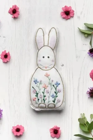 Quantità Limitata Kit da Bordado Libre - Beautiful Bunny - Anchor