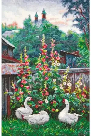 kit ricamo a punto croce - Serata nella campagna russa - Oven Non Perdere