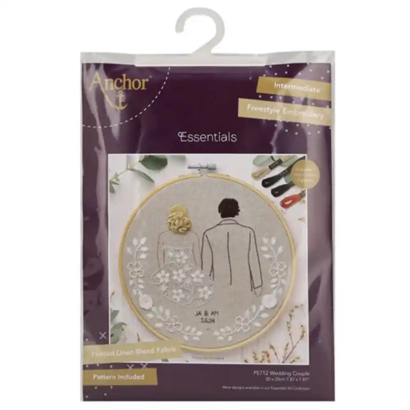 Kit da Ricamo Libero - Wedding Couple - Anchor Compra Online