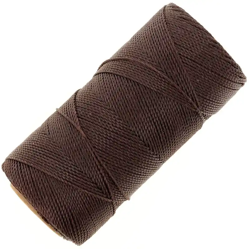 Bobine de fil ciré Linhasita pour micro macramé 1 mm - Cacao (667) x168m Offerta