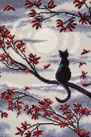 Offerta Speciale kit ricamo a punto croce - Gatto di luna - Oven