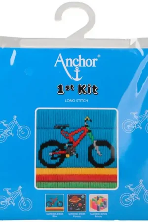Popolare Kit da Ricamo Longstitch - Bike - Anchor