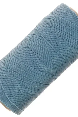Bobine de fil ciré Linhasita pour micro macramé 0.5 mm - Bleu gris (549) x335m Compra Adesso