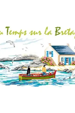 kit ricamo a punto croce - Bel tempo in Bretagna - Luc Créations Acquista Ora