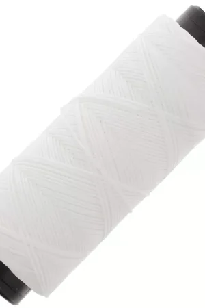 Fil plat en polyester ciré - Slam Cord pour micro macramé 0.8 mm - Blanc x100m Occasione