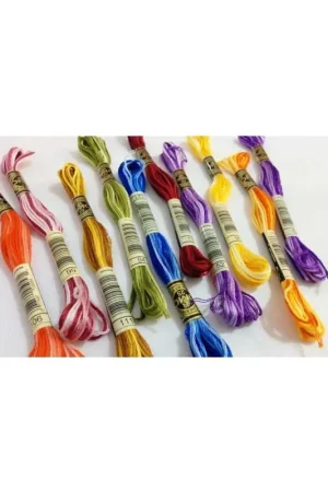 Filato da Ricamo Mouliné Sfumato Spécial 117MC 6 Capi 100% Cotone Oeko-Tex® Standard 100 Must-Have