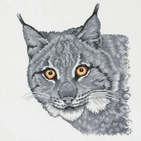 kit ricamo a punto croce - Sguardo acuto - Permin Spedizione Espresso