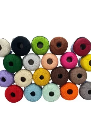 Soddisfatti O Rimborsati Cotone Filo Scozia Egiziano Uncinetto N 8 Gomitolo 100 Grammi