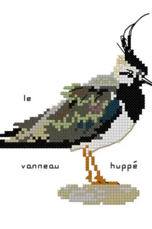 kit ricamo a punto croce - Il vanello huppé - La planète mauve Prezzo Scontato