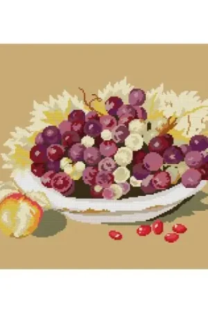 kit ricamo a punto croce - Taglio di uve - La planète mauve Novità