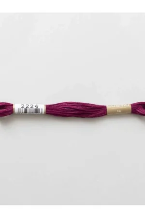 2224 COSMO - Filo da ricamo giapponese COSMO - Mouliné Size 25 in cotone a 6 capi Super Prezzo