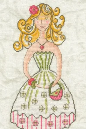 Popolare kit ricamo a punto croce - Tenuta di serata - Princesse