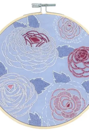 Consegna Rapida Kit da Ricamo - Ranuncoli by Marie-Dominique Procureur - DMC