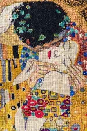 Kit di Punto Croce - Il Bacio - DMC Di Tendenza