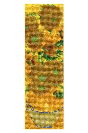 Quantità Limitata Kit di Punto Croce Segnalibro - Girasoli - DMC