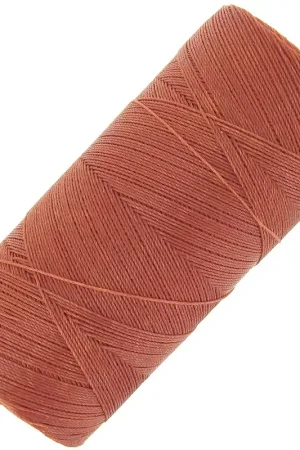 Bobine de fil ciré Linhasita pour micro macramé 0.35 mm - Cannelle (234) x448m Nuova Collezione