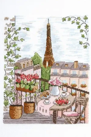 Kit Punto Croce - Torre Eiffel by Anna Matvieieva - DMC Compra Oggi Stesso