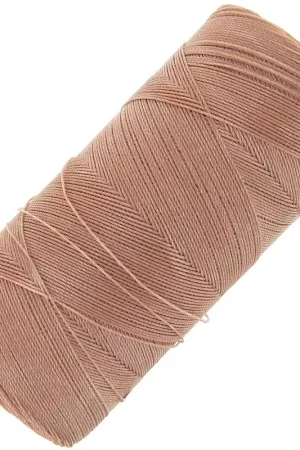 Bobine de fil ciré Linhasita pour micro macramé 0.35 mm - Sable (214) x448m Promozione Esclusiva
