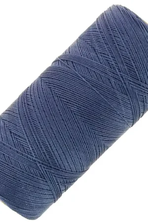 Compra Oggi Stesso Bobine de fil ciré Linhasita pour micro macramé 0.35mm Bleu Jean foncé (275) x448m
