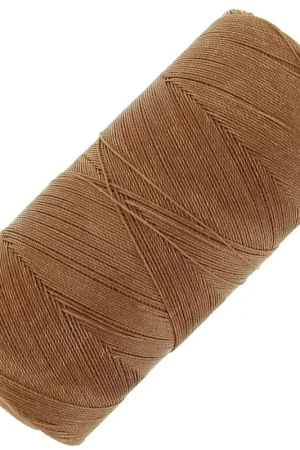 Bobine de fil ciré Linhasita pour micro macramé 0.35 mm - Old Gold (604) x448m Spedizione Espresso