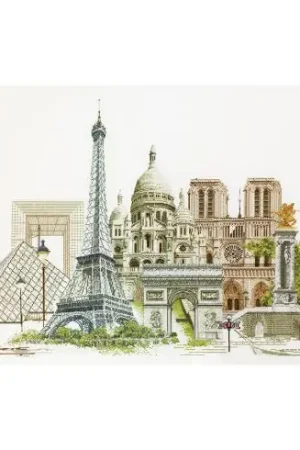 Ordina Subito kit ricamo a punto croce - Parigi - Aïda - Thea Gouverneur