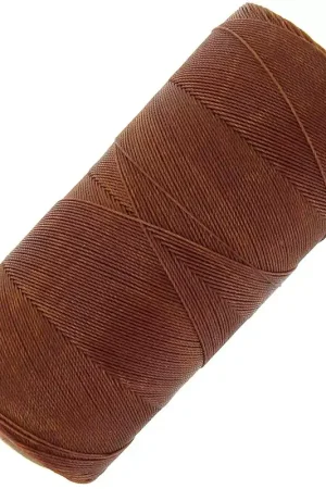 Bobine de fil ciré Linhasita pour micro macramé 0.35 mm - Marron (631) x448m Di Tendenza