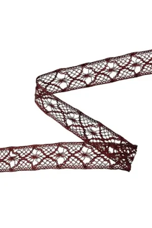 Tramezzo Lamè Lurex Bordeaux Altezza 12 mm Bestseller