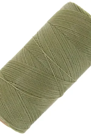 Prezzo Basso Bobine de fil ciré Linhasita pour micro macramé 0.35 mm Vert Militaire (90) x448m
