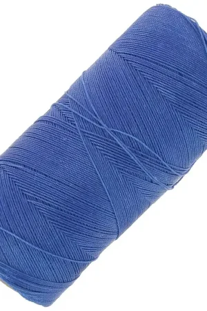 Bobine de fil ciré Linhasita pour micro macramé 0.35 mm - Blue (692) x448m Popolare