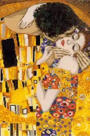 Soddisfatti O Rimborsati Kit per ricamo a punto croce con perline - Il bacio di Klimt - Riolis