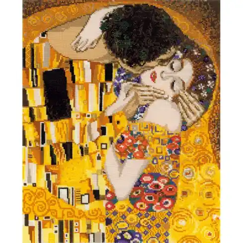 Soddisfatti O Rimborsati Kit per ricamo a punto croce con perline - Il bacio di Klimt - Riolis