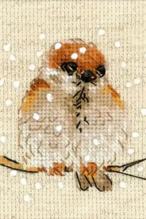 Affare kit ricamo a punto croce - Passero - Riolis