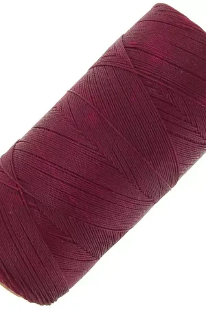 Economico Bobine de fil ciré Linhasita pour micro macramé 0.35 mm - Burgundy (60) x448m