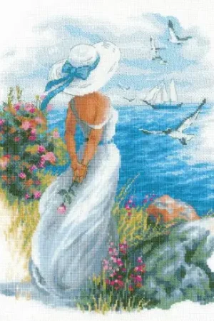 kit ricamo a punto croce - Angélique - Riolis Di Tendenza