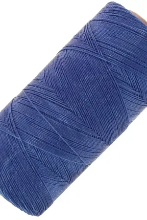 Bobine de fil ciré Linhasita pour micro macramé 0.35 mm - Lapis Blue (298) x448m Offerta
