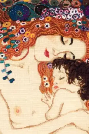 Più Venduto kit ricamo a punto croce - Amore materno di Klimt - Riolis