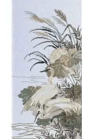 kit ricamo a punto croce - Aironi - Riolis Offerta Speciale