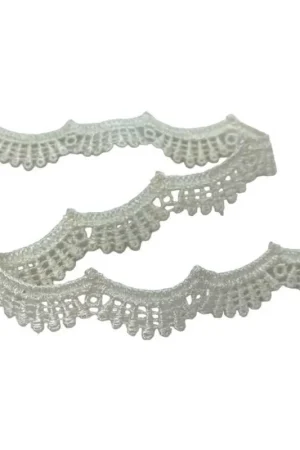 Passamaneria Puntina Merletto Ecrù Pizzo Smerlato Modello Archetti Alto 15 Mm Saldi