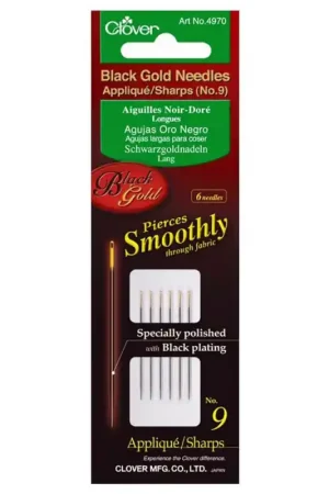 Aghi Lunghi da Cucito Black Gold - Clover Offerta Speciale