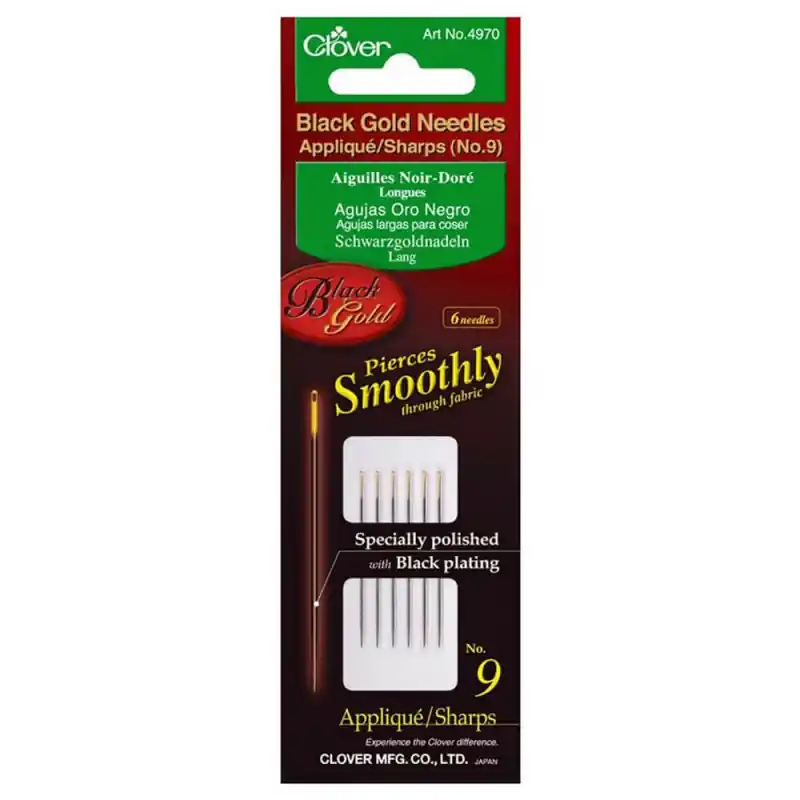 Aghi Lunghi da Cucito Black Gold - Clover Offerta Speciale